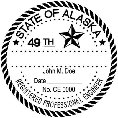 Alaska Professional Engineer Stamp