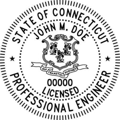 Connecticut Professional Engineer Stamp