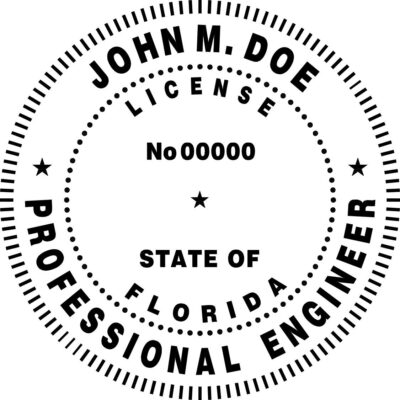 Florida Professional Engineer Stamp