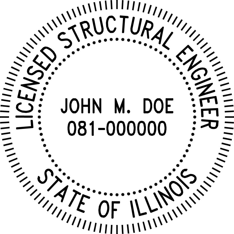 Illinois Professional Engineer Stamp - Image 3