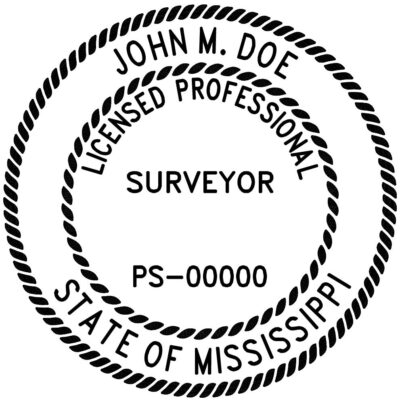 Mississippi Surveyor Stamp