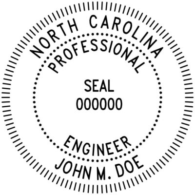 North Carolina Professional Engineer Stamp