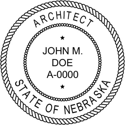 Nebraska Architect Stamp
