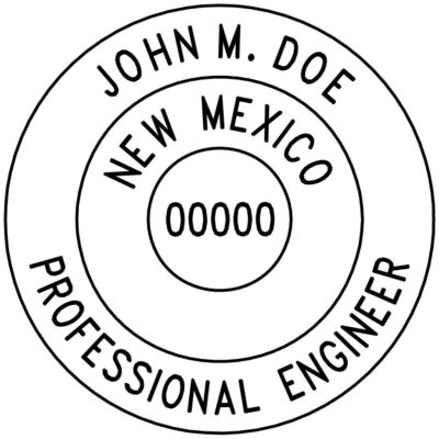 New Mexico Professional Engineer Stamp