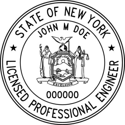 New York Professional Engineer Stamp