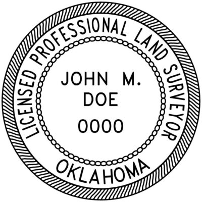 Oklahoma Surveyor Stamp