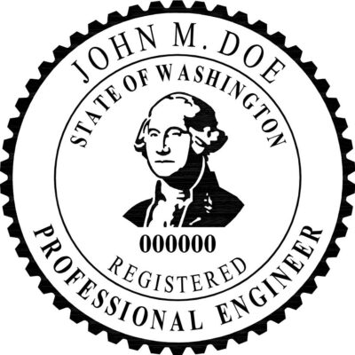 Washington Professional Engineer Stamp