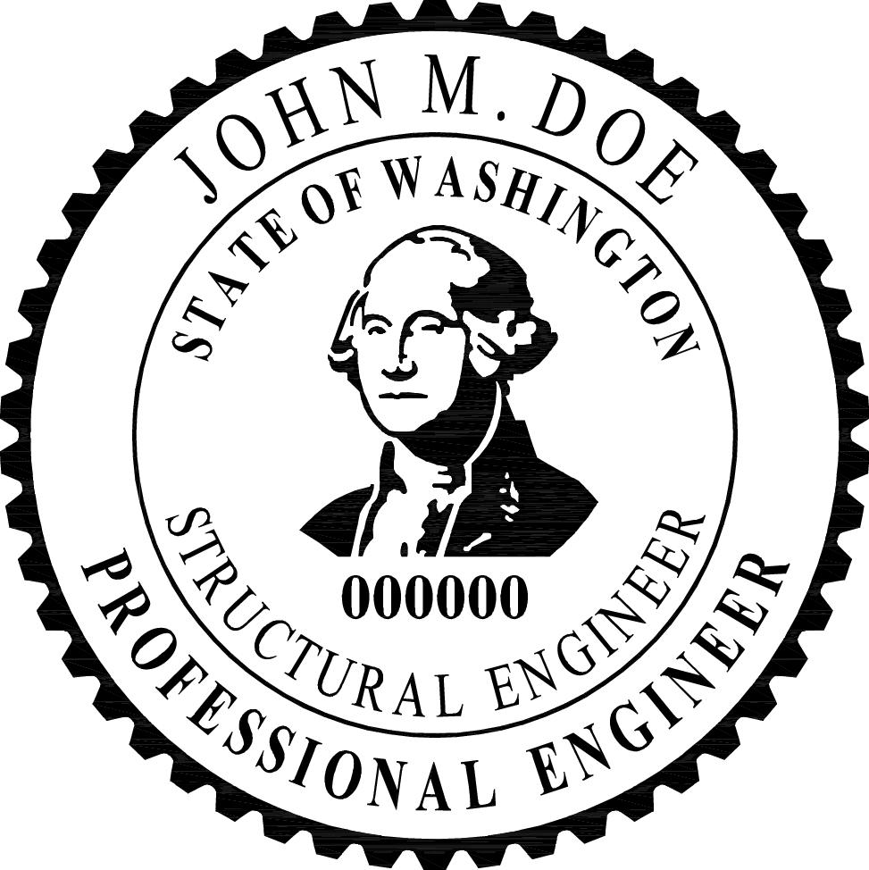 Washington Professional Engineer Stamp - Image 3