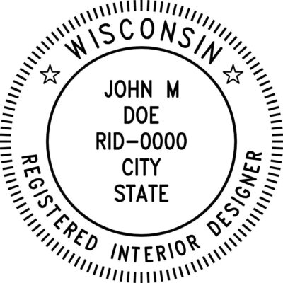 Wisconsin Interior Designer Stamp