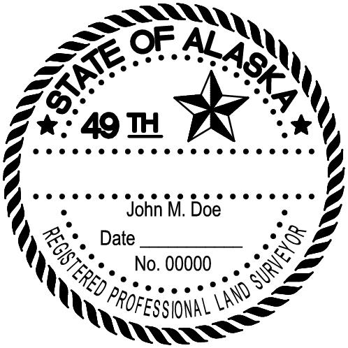 Alaska Landscape Architect Stamp - Image 2