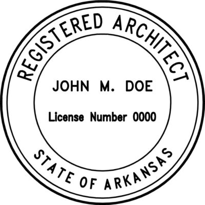Arkansas Architect Stamp