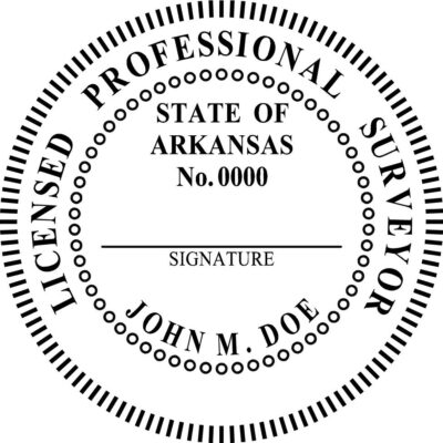 Arkansas Surveyor Stamp