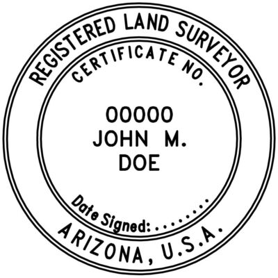 Arizona Surveyor Stamp