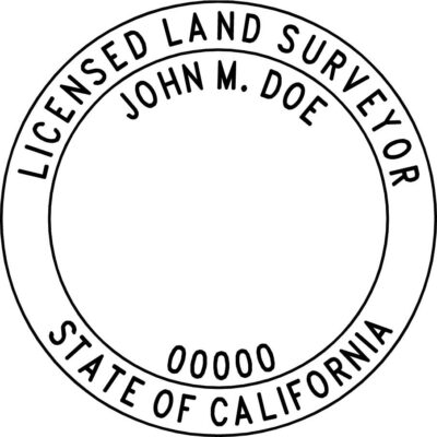 California Surveyor Stamp