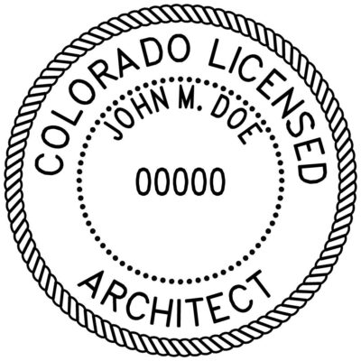 Colorado Architect Stamp