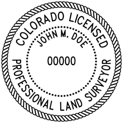 Colorado Surveyor Stamp