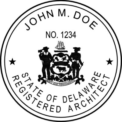 Delaware Architect Stamp