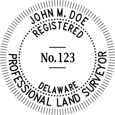 Delaware Surveyor Stamp