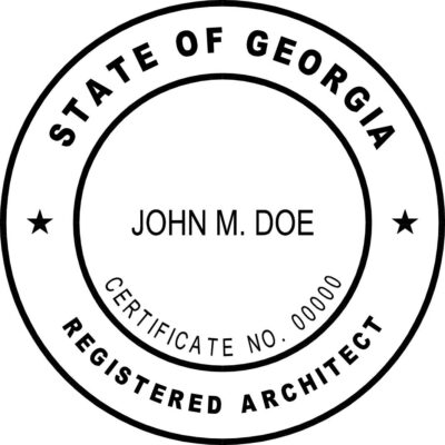 Georgia Architect Stamp