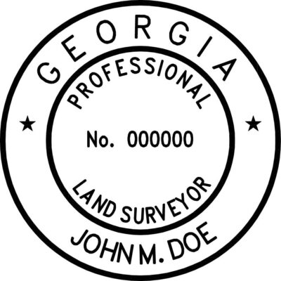 Georgia Surveyor Stamp