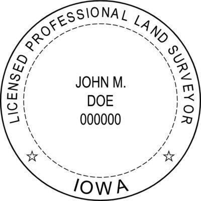Iowa Surveyor Stamp