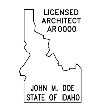 Idaho Architect Stamp
