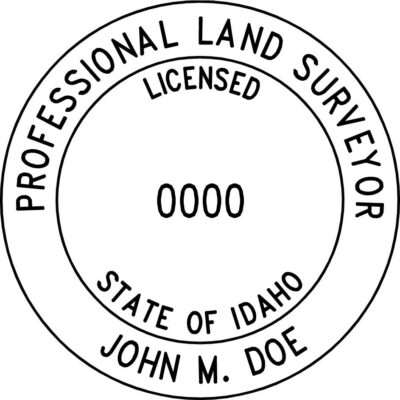 Idaho Surveyor Stamp