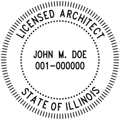 Illinois Architect Stamp