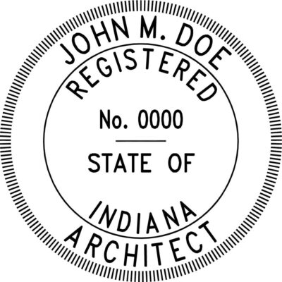 Indiana Architect Stamp