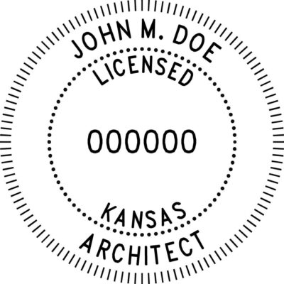Kansas Architect Stamp