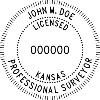 Kansas Surveyor Stamp
