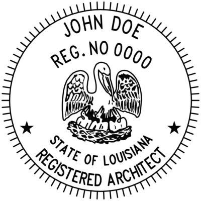 Louisiana Architect Stamp