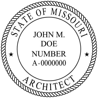 Missouri Architect Stamp