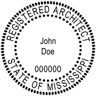 Mississippi Architect Stamp