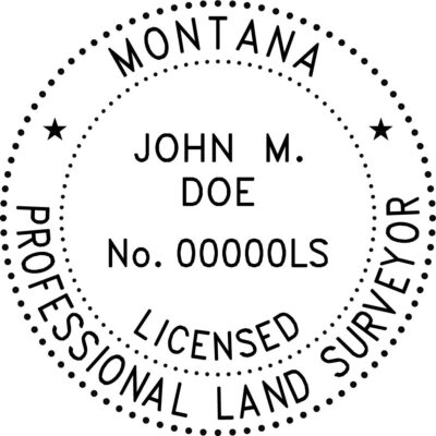 Montana Surveyor Stamp