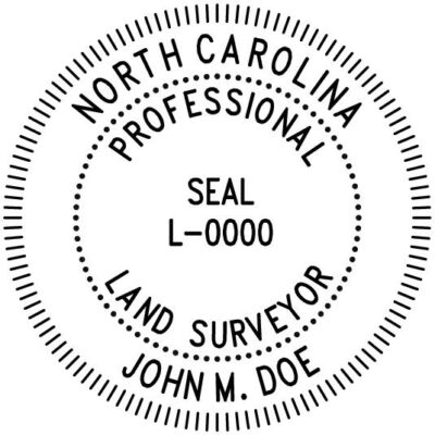 North Carolina Surveyor Stamp