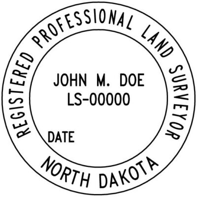 North Dakota Surveyor Stamp