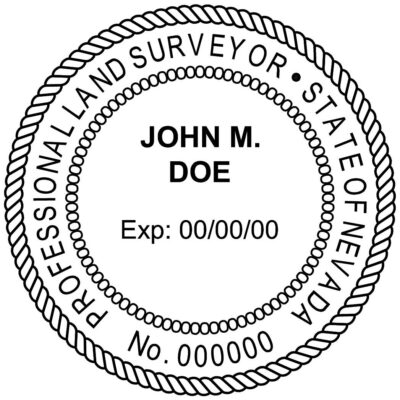 Nevada Surveyor Stamp