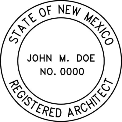 New Mexico Architect Stamp