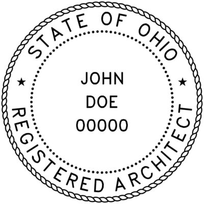 Ohio Architect Stamp