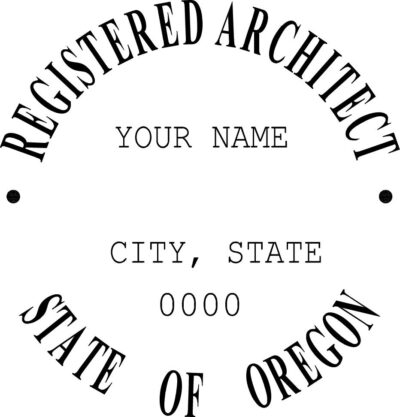 Oregon Architect Stamp