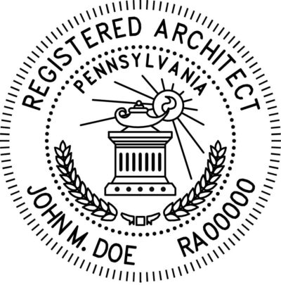 Pennsylvania Architect Stamp