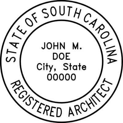 South Carolina Architect Stamp
