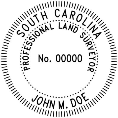 South Carolina Surveyor Stamp