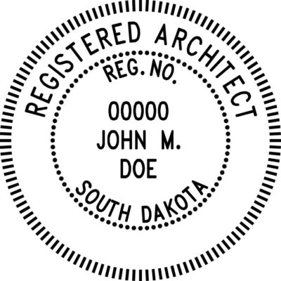 South Dakota Architect Stamp