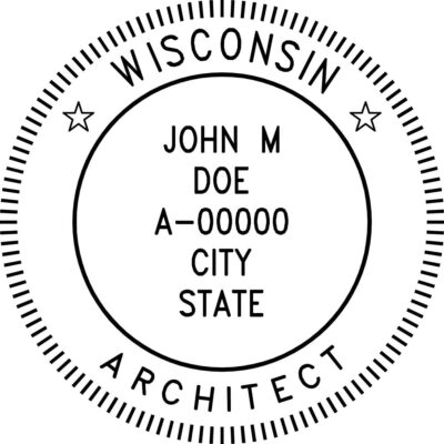 Wisconsin Architect Stamp