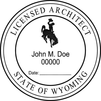 Wyoming Architect Stamp