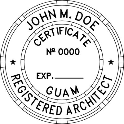 Guam Architect Stamp