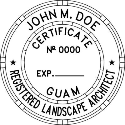 Guam Landscape Architect Stamp