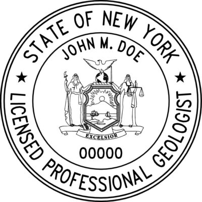 New York Geologist Stamp